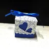 Candy Dozen Bruiloft Verjaardagsfeest Festival Doos Dubbele Holle Liefde Hart Laser Cut Wrap Gift Document Box Case met Lint Xmas Zyy153