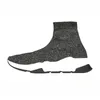 Balenciaga Speed Trainer جديد باريس الرجال النساء شقة جورب أحذية عالية الجودة حذاء رياضة الثلاثي الأسود الوردي عارضة أحذية رجالي المدربين عداء