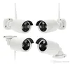 Full HD 1080P Camera 4CH Plug And Play 2.0 MP NVR CCTV Kit 12'' LCD Monitor Outdoor Indoor IR POE Security System