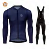 Go rigo goo equipe ciclo de inverno lã térmica jaqueta manga longa ternos mtb ciclismo roupas bicicleta bib collants conjuntos5133727
