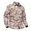 Camicia da tiro tattica da caccia all'aperto Abito da battaglia Uniforme Camo BDU Abbigliamento da combattimento dell'esercito Camicia mimetica ad asciugatura rapida NO05-109