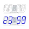 Ledd digitala väckarklockor 3d tidsdatum termometer display hem bord hängande elektroniska klockor sovrum vägg dekoration h1230