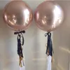 106pcs deco Birthday Girl Balloons Arch Kit Pastel Balloon Garland White and Rose Gold Globos Baby Shower Baptism Balon Blanc T200526