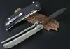 1 stks Nieuwe Outdoor EDC Pocket Flipper Vouwen Blade Mes 440C Satin Drop Point Blade G10 + Staalblad Handvat Kogellager Messen