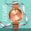 Les femmes regardent 2020 Fashion minimalisme Girl Watch Elegant Mesh Belt Luxury Skmei Brand dames Quartz Clock Wristwarches 8428840