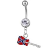 YYJFF D0559 Love Heart Belly Navel Button Ring Mix Colors