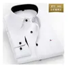 reserva aramy camicia da uomo manica lunga camicia elegante da uomo moda maschile business abbigliamento formale camicie da lavoro per ufficio bianco 220309