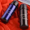 BAISPO Stainless Steel EcoFriendly Portable 800ml Travel Camping Vaccum cup insulated Thermos Mug Thermal Water bottle Y200106