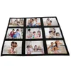 Sublimation couverture thermique bricolage tapis blanc chaleur impression tissu tapis en peluche grille Plaid couverture sieste bureau maison chambre couvertures ZY34