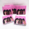 Custom Eyelash Book Packaging with Lash Tweezers 3 Pairs Different 3D 5D 25mm Mink Eyelashes Lash Boxes