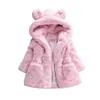 Babymeisjes bont gevulde jas verdikte jas jas meisjes kleding kinderkleding nieuwe herfst winter nieuwe meisjes wollen trui