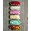 Hot Rhinestone Letter Hair Clip Multicolor Women Letter Barrettes med Stämpel Fashion Hair Tillbehör för Presentfest