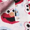 Осень вязаная одежда новорожденного + детский свитер кардиган хлопковый младенческий комбинезон для девочки ромпер 201028