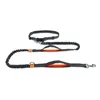 Stretch dog Leashes Reflect light running waist belt multifunction walk the dog leashes chain Pet Dog Supplies