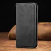 Magnetic Closure Leather Wallet Cases For Samsung Note 20 Ultra A52 A32 A02S A12 S20 FE A01 A21 A51 A71 A11 Skin Feel Purse Holder Flip Cover Book Business Phone Pouch