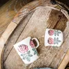 ノルディックバラの花のセラミック磁器茶コーヒーマグミルク朝食カップ誕生日プレゼントT200506