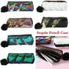 Bolsas de lápices Estuche de lentejuelas reversibles para niñas Caja de útiles escolares Bolsa de almacenamiento1
