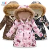 Veste d'hiver chaude pour filles veste en coton manteau papillon filles fleur à capuche vêtements d'extérieur de Noël vêtements pour filles DC149 LJ201017