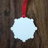 Blank White Sublimation Pendant Heat Thermal Transfer Printing Ornament DIY Customized Home Decora52a225575163