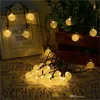 Solar Powered LED String Lights 30 Bulbs Waterproof Crystal Ball Christmas String Camping Outdoor Lighting Garden Holiday Party 8 8262709
