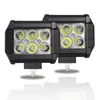 Barra de luz led para trabalho, 18w, para motocicleta, trator, barco, off road, 4x4, caminhão, suv, atv, lâmpada de neblina, 4 polegadas, 12 volts, holofote para carro