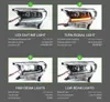 Bilhuvudljusmontering för Ford Ranger LED Running + Brake + Reverse Strålkastare Dynamisk blinkers strålkastare 2016-2020
