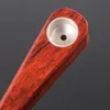 最新ミニナチュラル木製の乾燥ハーブタバコ喫煙フィルターホルダーポータブル高品質手作り木製ハンドパイプDHL無料