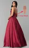 Women's Spaghetti Strap A Line V Neck Satin Prom Dress Long Evening Formal Party Dress Ruched Bodice268k