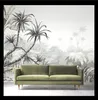 Planta tropical wallpapers de luxo tv fundo parede mural Nordic wallpaper tamanho personalizado