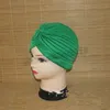 Frauen Falten Muslimischen Turban Schal Mode islamische innere Hijab Caps Arabischen wrap Weibliche Indien Hüte femme musulman turbante mujer