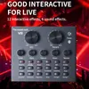 Прочный KTV Live Froadcast Mini Audio Mixer Console Console Mic Studio запись для мобильного телефона Computer1