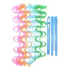 12pcs 55cm bigoudis Kit de coiffure magique avec crochets de style Wave Formers pour la plupart des coiffures277r263k