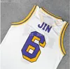 cheap custom SLAM Cosplay Kainan School SG No. 6 SOICHIRO JIN Basketball Jersey White Purple Black XS-5XL NCAA