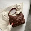 Abendtaschen weiche Crossbody Messenger Bag 2022 Winter gepolstert gesteppte Frauendesigner Handtasche Achselstasche Schultertasche