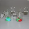 Hookah Glass Reclaim Catchers ash catcaher handmake with 4mm Quartz Banger nail and 5 7ml silicone containers for dab rig glass bong