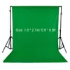 Photography Studio Background Screen Non-woven Fabric Backdrop 1.8X2.7M/5.9X8.8ft Black/White/Green For Studio Photo Lighting