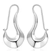 women039s Flat belly sterling silver plated earrings size 44CM22CM DMSE338 gift 925 silver Plate earring Dangle Chand2379036