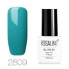 Nagelgel uv polska 7 ml konst mynta gröna färger lack lack behöver bas top coat för naglar manikyr7029223