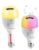 Amazon new portable mobile led bulb audio wireless bluetooth music bulb lighting emergency color changing light