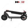 للطي HX X8 الكهربائية سكيت سكوتر دراجة طوي ركلة سكوتر 36 فولت 10ah escooter