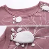 New 2020 Spring Summer Casual Women's Shirt Tops Cotton Loose Batwing Sleeve 7 Color Print Floral Female Blouse Plue Size M-4XL LJ200813