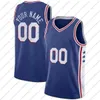 2021-2022 75th Custom Jersey Mens Womens Youth Joel 21 Embiid Tyrese 0 Maxey Jaden 11 Springer Matisse 22 Thyb