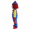 2018 High quality hot Clown Comic Mascot Costume Halloween Party DressAdult Size Free Shipping