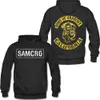 Herrtröjor tröjor söner till anarki samcro tvivelformad drag- över hoodie tröja 021323h