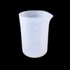 DIY Moule Faire Tasse À Mesurer Silicone Sans Poignée Compter Tasses Gradué Lavage Libre Mesure Pot Dosage Conteneur 4 6ky N2