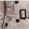 Erkek Trençkot Ceketler İngiltere Marka Tarzı Bej Trenchcoat Artı Boyutu 3XL Erkek Ceket Erkek Slim Fit Ceket Hediye1