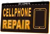 LD4619 Cellphone Repair 3D Engraving LED Light Sign Wholesale Retail