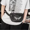 Luxury Cross Body Waist bag Messenger bag Designer shoulder bags punk elements skull metal purse HBP