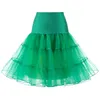 New Short Petticoat For Wedding Vintage Organza Petticoat Crinoline Underskirt Swing Tutu Skirt