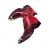 Vinter orm hud män skor äkta läder stövlar mode metall tå stövel plus storlek fotled stövlar bekväma stövlar